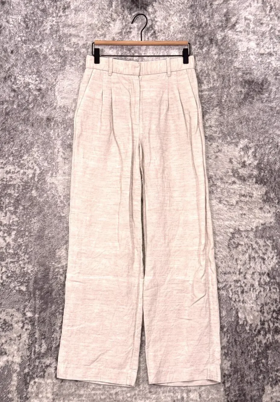 Aritzia The Effortless Pants 6 Womens Linen Wilfred Pleated Trouser